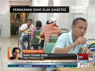 Pemakanan sihat elak diabetes