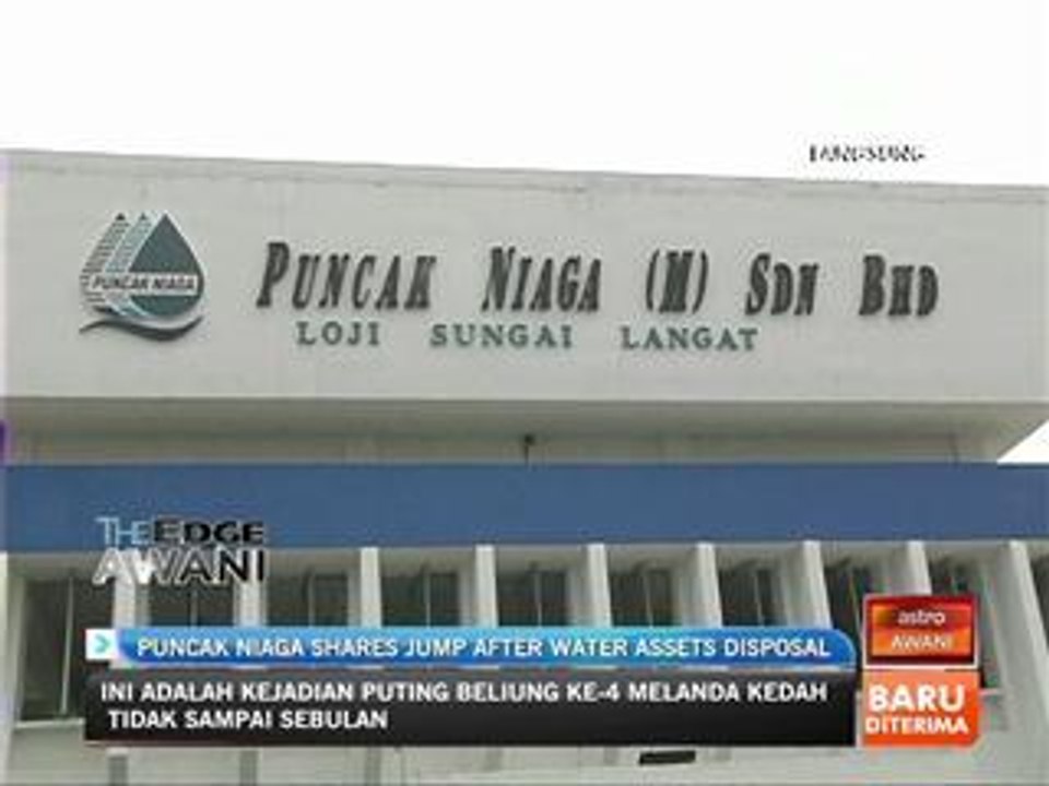 Puncak Niaga shares jump after water assets disposal