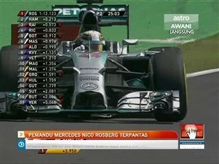 Pemandu Mercedes Nico Rosberg terpantas