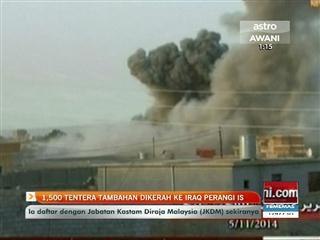 1,500 tentera tambahan dikerah ke Iraq perangi IS