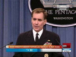 Bekas anggota komando tentera laut mengaku bunuh Osama