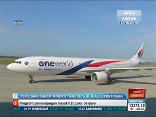 Pemegang saham minoriti MAS setuju jual kepentingan