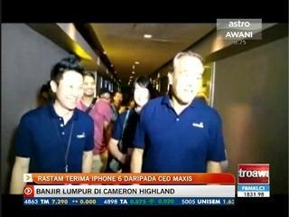 Rastam terima iPhone 6 daripada CEO Maxis