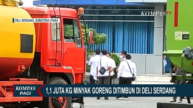 Satgas Pangan Sumut Temukan Gudang Berisi 1,1 Juta Kilogram Minyak Goreng di Deli Serdang