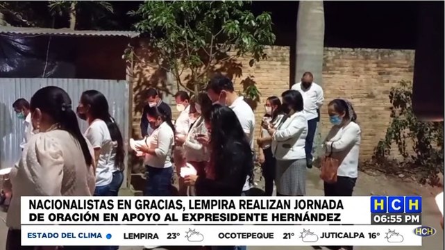 Gracias, Lempira: Realizan jornada de oración clamando por la vida de Juan Orlando Hernández