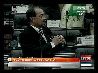 Pemantauan berskala dilaksanakan