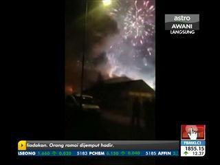 Kilang bunga api meletup, seorang masih hilang