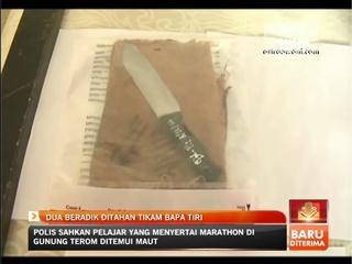 Dua beradik ditahan tikam bapa tiri