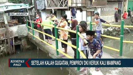 Usai Kalah Gugatan dengan PTUN, Pemprov DKI Mulai Kembali Keruk Kali Mampang