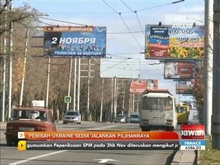 Pemisah Ukraine sedia jalankan pilihanraya