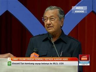 Umat Islam digesa kembali kepada ajaran asas.