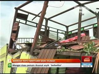 Mangsa puting beliung rayu bantuan baiki rumah