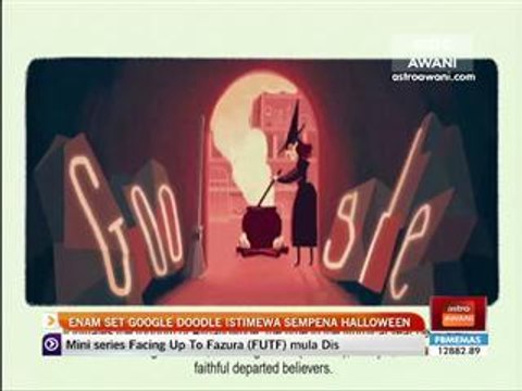 Enam set Google Doodle istimewa sempena Halloween