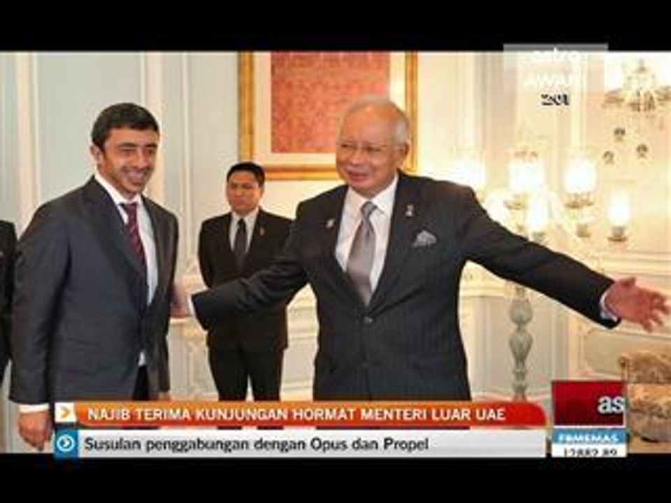 Najib terima kunjungan hormat menteri luar UAE