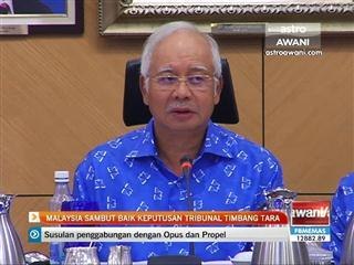 Malaysia sambut baik keputusan tribunal timbang tara