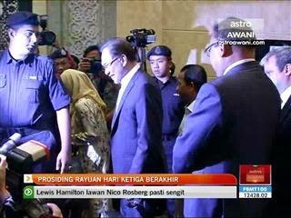 Prosiding rayuan haru ketiga berakhir