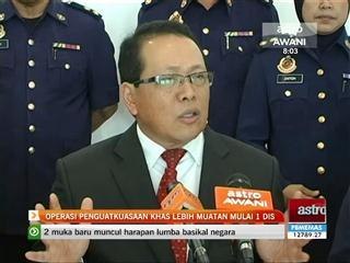 Operasi penguatkuasaan khas lebih muatan Mulai 1 Dis