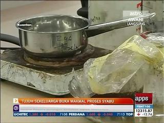 Tujuh sekeluarga buka makmal proses syabu