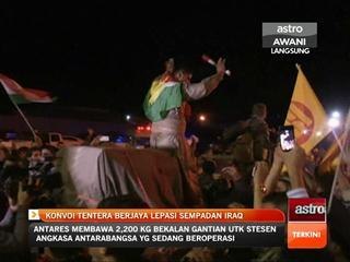 Konvoi tentera berjaya lepasi sempadan Iraq