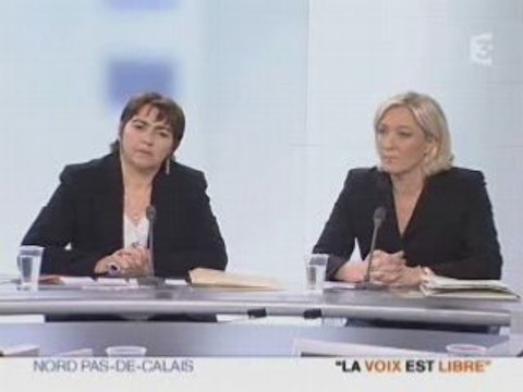 FN - Marine Le Pen débat Hénin Beaumont 1/3