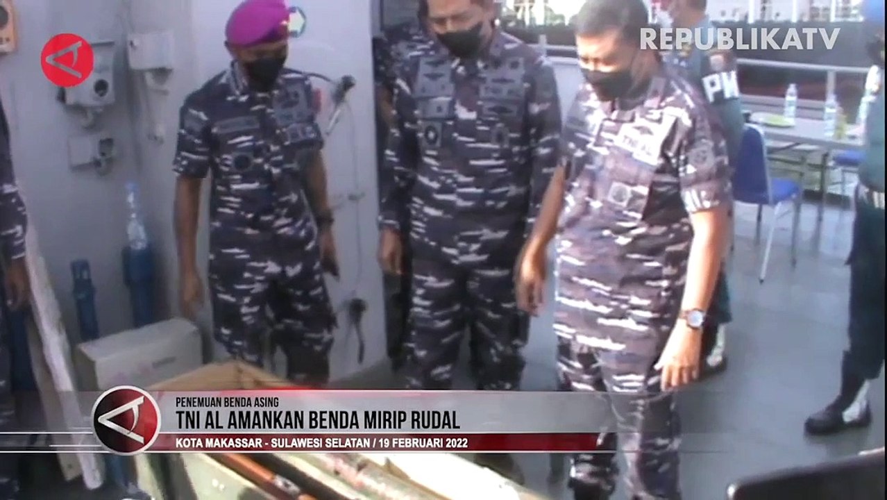 TNI AL Amankan Benda Mirip Rudal