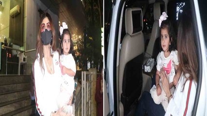 Shilpa Shetty अपनी प्यारी सी बेटी Samisha के साथ आईं नजर, Viral हुआ Video | FilmiBeat