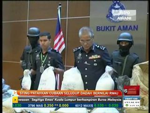 STING patahkan cubaan seludup dadah bernilai RM4 juta