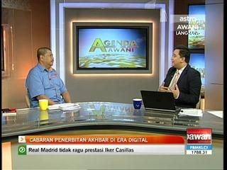 Agenda Awani: Cabaran penerbitan akhbar di era digital