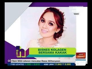 Nelydia Senrose bisnes kolagen bersama kakak