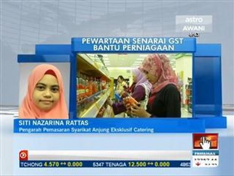 Pewartaan senarai GST bantu perniagaan