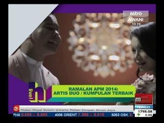 Ramalan APM 2014: Artis Duo / kumpulan terbaik