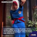 Viral Wanita Ini Bergaya Pakai Baju Masa Kecil, Model Hijabnya Bikin Warganet Bengek
