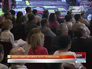 Angka kematian Ebola catat peningkatan