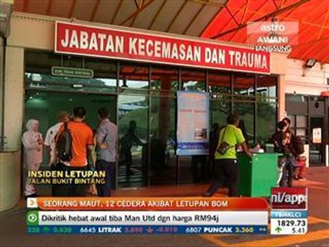 Seorang maut, 12 cedera akibat letupan bom