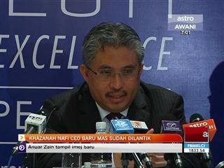 Khazanah nafi CEO baru MAS sudah dilantik