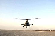 Azerbaycan Hava Kuvvetleri'nden Helikopterlerle Tatbikat