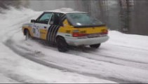 R11 TURBO - rallye neige et glace _ vidéo lulu du jura