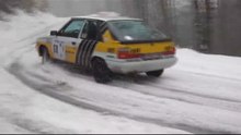 R11 TURBO - rallye neige et glace _ vidéo lulu du jura
