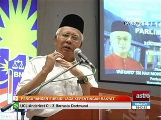 Pengurangan subsidi jaga kepentingan rakyat