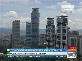 Pengurangan cukai korporat dijangka dipercepat