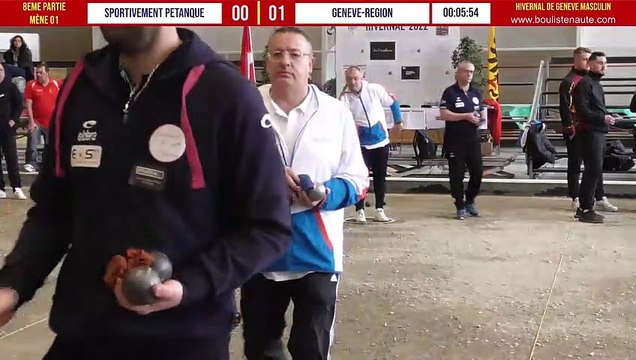 8ème Partie SPORTIVEMENT PETANQUE vs GENEVE-REGION : Pétanque Hivernal de Genève 19&20 février 2022