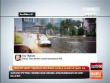 Banjir kilat kembali melanda Kuala Lumpur hari ini