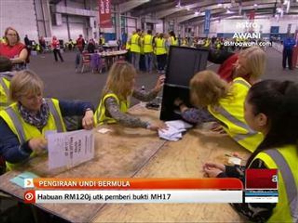 Pengiraan undi bermula
