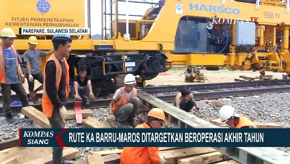 Download Video: Target Operasi Akhir 2022, Pengerjaan Rel Kereta Api Parepare-Makassar Dikebut Terus!