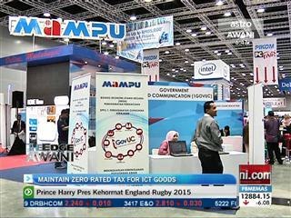 Maintain zero rated tax for ICT goods