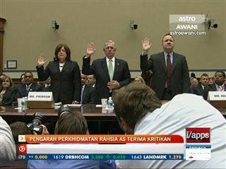 Pengarah perkhidmatan rahsia AS terima kritikan