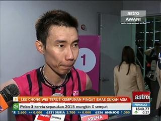 Lee Chong Wei terus kempunan pingat emas Sukan Asia