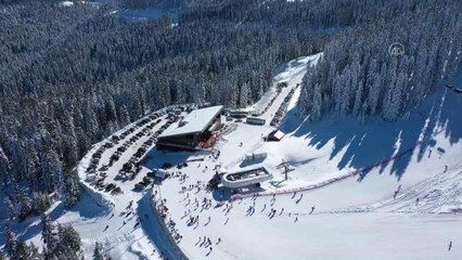 KASTAMONU - Ilgaz Dağı Yurduntepe Kayak Merkezi 2021'de 100 bini aşkın turist ağırladı