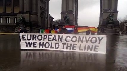 Bruselas video manifestantes