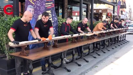 20 metrelik "piton döner"